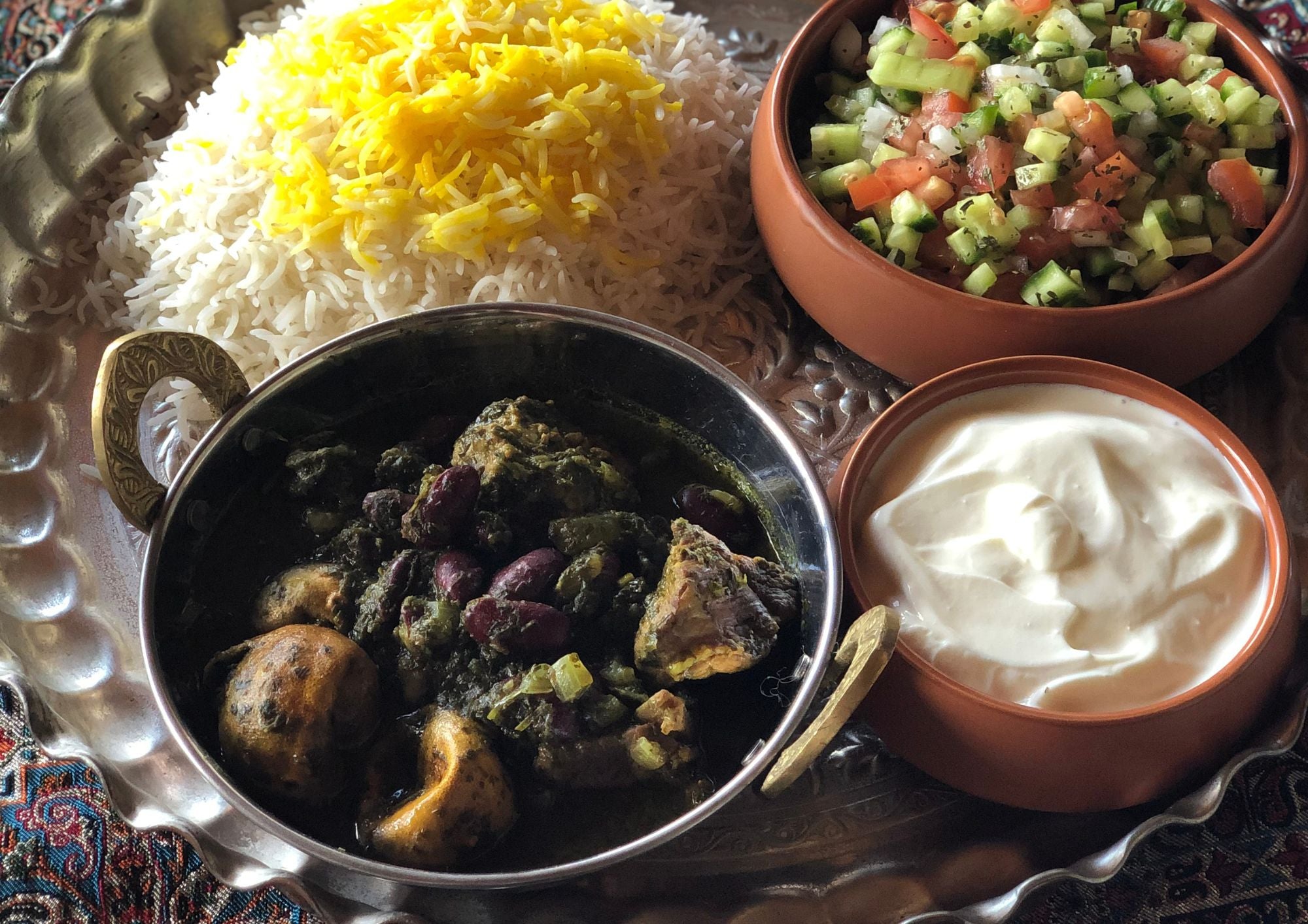 The National Dish Of Iran - Ghormeh Sabzi