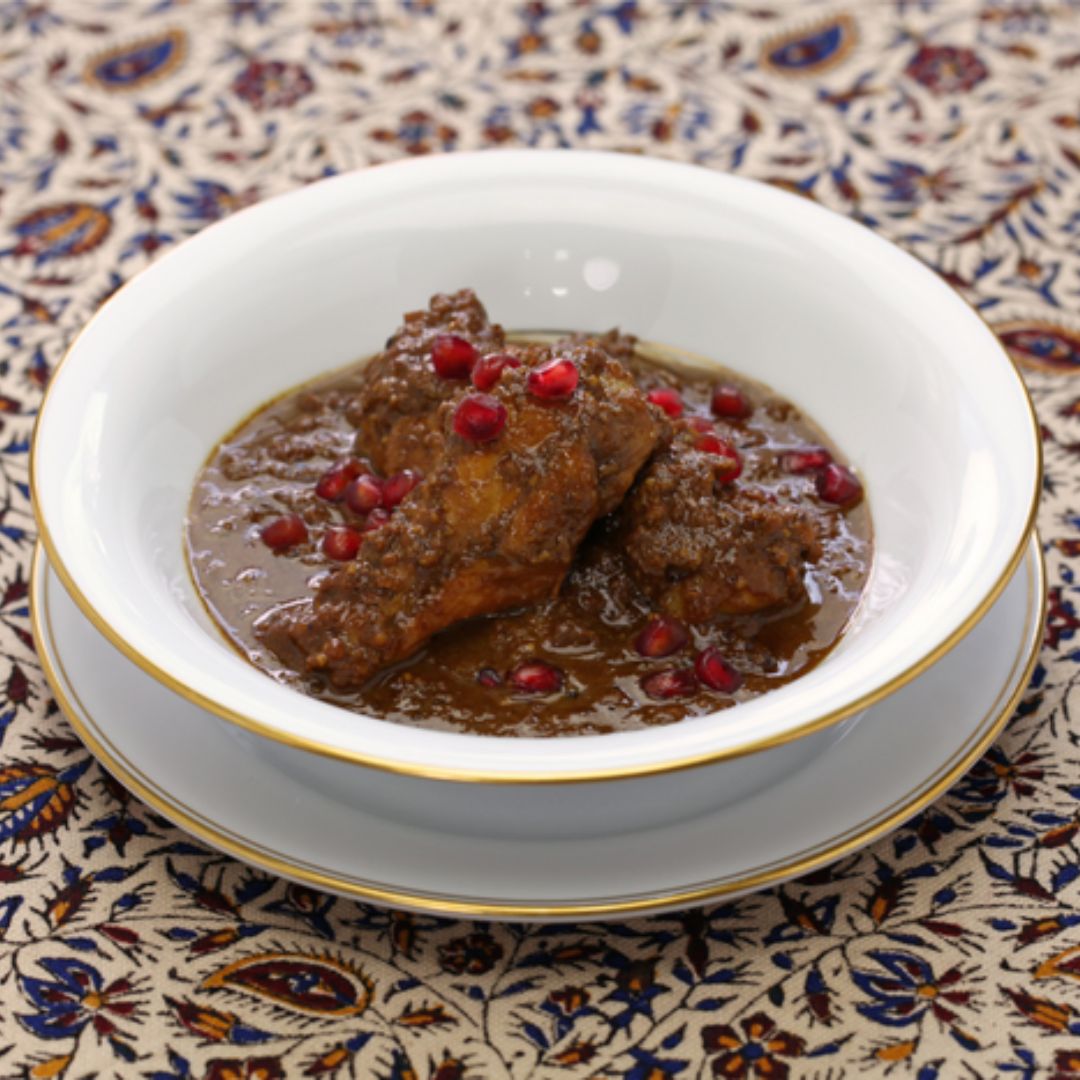 Melts In Your Mouth Chicken Braised In Ground Walnut - Persian Fesenjoon (Fesenjan)
