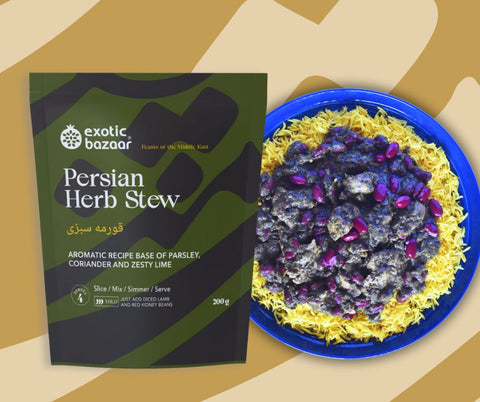 PERSIAN HERB STEW (GHORMEH SABZI)