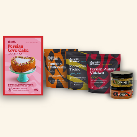 Starter Pack of Mealbases + Persian Love Cake + Essential Spices + e-Cookbook